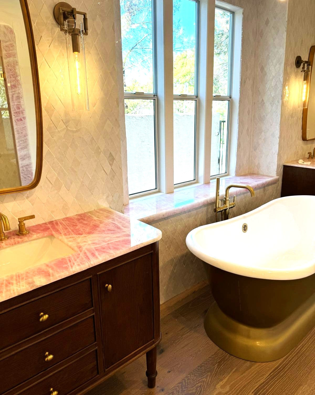 How does Zellige Wall Tiles Transform a Bathroom into A Soft, Inviting Space?
