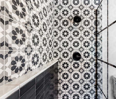 mosaic Morocco bathroom project